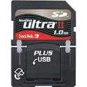 Sandisk SDSDPH-1024-901 1 GB Ultra II SD Plus USB (Retail Package)
