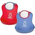 BabyBj??rn Soft Bib 2 Pack - Red/ Blue