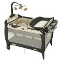 Graco Swept Frame Pack n Play Portable Playard with Bassinet & Changing Table in Graham
