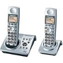 Panasonic DECT 6.0-Series Dual-Handset Cordless Phone System with Answering System (KX-TG1032S)