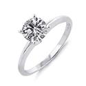 14k White or Yellow Gold Round 4-Prong Solitaire Diamond Ring (1/ 4 ct, I-J Color, I1-I2 Clarity)