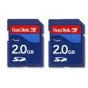 SanDisk 2 GB SD Flash Memory Card 2-Pack SDSDB2-2048-A11