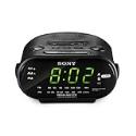 Sony ICF-C318 Automatic Time Set Clock Radio with Dual Alarm (Black)
