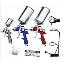 Advanced Tool Design Model ATD-6900 9-Piece HVLP Spray Gun Set