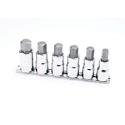 Performance Tool w38886 6 Piece 1/ 2 Drive Large Hex Bit Socket Set 3/ 8", 1/ 2" , 9/ 16", 12mm, 14mm, 17mm