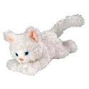 Plush Animal: White Cat