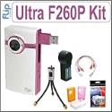 Flip Video Ultra Series Camcorder, 60 Minutes (Pink) OLD MODEL