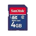 SanDisk 4 GB Class 2 SDHC Flash Memory Card SDSDB-4096-A11