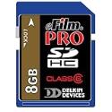Delkin eFilm Pro 8GB Secure Digital SD Class 6 High Speed 150x Memory Card