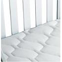 Priva Waterproof Cotton Knit Mattress Pad White