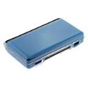 Bargaincell- Retail Packing High Quality Nintendo DS Lite Blue Crystal Clear Case with Silicone Skin Cover With Bonus 2 stylus Pen