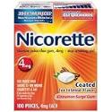 Nicorette Cinnamon Surge 100ct 4mg, 0.46 Packages